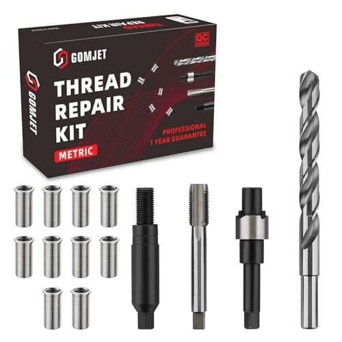 M11X1.25 Metric Thread Repair Kit, with M11X1.25X28.2MM Stainless Steel Insert Qty 10 - size: M11x1.25x28.2mm