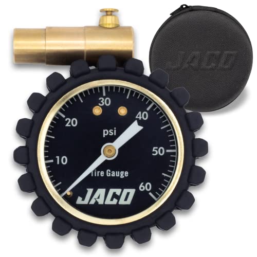 JACO MBX-60 Presta Tire Pressure Gauge for Bikes (Max 60 PSI) | MTB & XC Series - style: 5-60 PSI