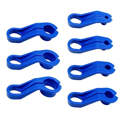 7PCS AC Fuel Line Disconnect Tool Set 1/4 5/16 3/8 1/2 5/8 3/4 7/8 Inch 7PCS Fuel Line Removal Release Tool Compatible with Fd/GM Quick Disconnect Kit
