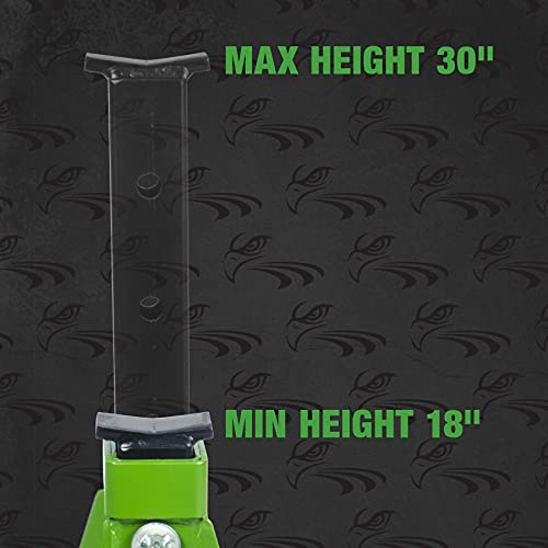 American Lifting Off-Road Jack Stands – 3.5 Ton (7000 Lbs) Safety Pin Style Heavy Duty Stand – 30-Inch Max Lift Height Perfect for SUVs Trucks in Garage Shop Outdoor