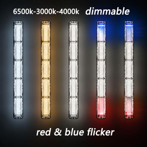 Magnetic Led Light Bar 8000mah 16.14in Super Bright,Reachageable Utility Work Light Tube Use for Car Hood,Truck,Mechanics Repairs,Tent(1 Pack) - size: STYE B-16.1 in