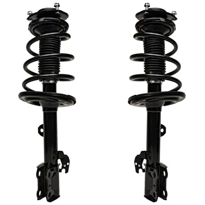 Detroit Axle - 4pc Front Struts Sway Bars for 2009-2012 Toyota Venza | 2 Struts & Coil Spring Assembly 2 Sway Bar End Links 2010 2011 Replacement Suspension Ready Strut Shock Kit - size: 4QS47215/ sway kit