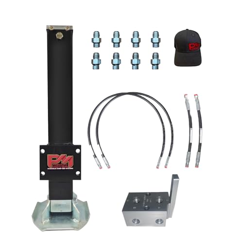 Hydraulic Trailer Jack (12,000 lb) - Power Jack 12K Double Acting, Lift Trailer Jack Stand Kit (12k Jack Bolt On) PFJ-1-MB-ADS-K - style: 12k Jack "Bolt On"