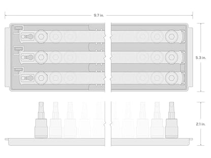 TEKTON Hex and Torx Bit Socket Set, 31-Piece | SHB90204