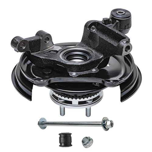 Detroit Axle - Rear Steering Knuckles & Hub Bearings Shock Absorbers Replacement for 2003 2004 2005 Subaru Forester - 4pc Set - size: 4AU48644/Kit