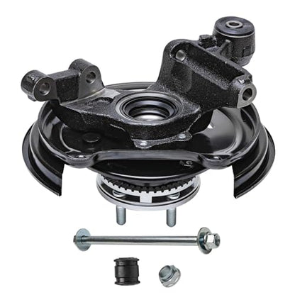 Detroit Axle - Rear Steering Knuckles & Wheel Hub Bearings Struts w/Coil Spring Replacement for 2003-2005 Subaru Forester - 4pc Set - size: 4QU48640/ Big strut kit
