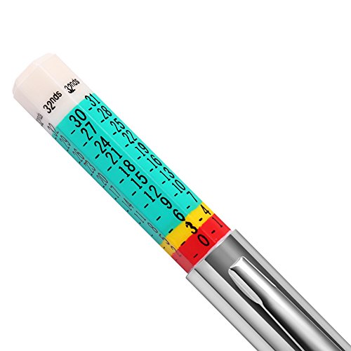 PROND Tire Tread Depth Gauge, Tread Depth Gauge, Tire Gauges, Color Coded Tire Depth Gauge, Tire Tread Gauge, Tire Tread Depth Accurate Measurement Tools