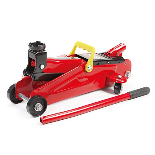 BIG RED 2 Ton Hydraulic Floor Jack, 4000 lbs Capacity Low Profile Trolley Service Jack with 5.2"-13.3" Lifting Range, Heavy Duty Steel Car Jack for Sport Utility Vehicle, Cars, Red - color: Red, size: 2 Ton (4,000 lb) Floor Jack