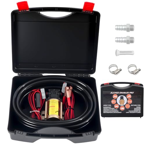 12 V Fuel Gasoline Transfer Pump Kit | Transfers Up to 125 Gallons of Gasoline Diesel Or Water per hour,Great for Vehicles, Boats, Equipment(No temperature at work） - color: 2 kit-gold