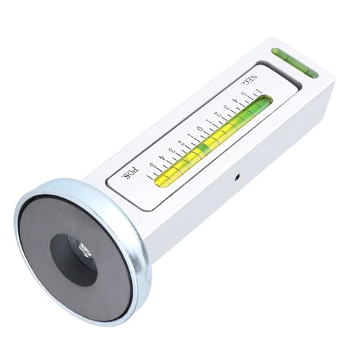 Adjustable Universal Magnetic Gauge Tool for Car Truck Camber Castor Measurement, Aluminum, Easy Read & Operate - Accurate Wheel Alignment, Durable & Lightweight for Automoti
