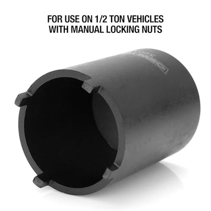OEMTOOLS 25072 Dana 44 4WD Lug Nut Spindle Socket – for Dana 44 Axles Only – GM, Dodge & Select Ford Applications