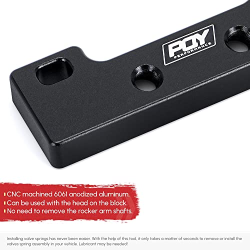 Valve Spring Compressor Tool Removal Tool Compatible with Honda Acura B16 B18 H22 VTEC Black - color: black
