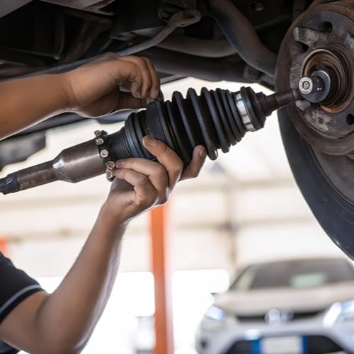 New Upgrade 4PCS Universal CV Axle Boot Repair Kit, Fits 26mm-34mm Shafts, 4.92" (125mm) Height, Premium Silicone, Seals Out Dirt & Moisture, Includes Pliers & Stainless Steel Clamps, For Cars/Trucks - size: Kit 5