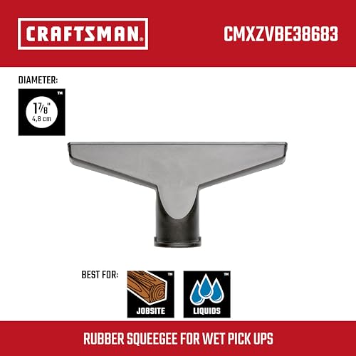 CRAFTSMAN CMXZVBE38683 1-7/8 in. Wet Nozzle Wet Dry Shop Vacuum Attachment - size: Wet Nozzle