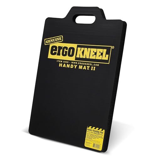 Foam Kneeling Mat, 14" x 21", 1" Thick Heavy-Duty Pad | Anti-fatigue foam, Large kneeling mat, Industrial use, Construction, Garden work, Knees & back support - size: Large Handy Mat (14” x 21”)