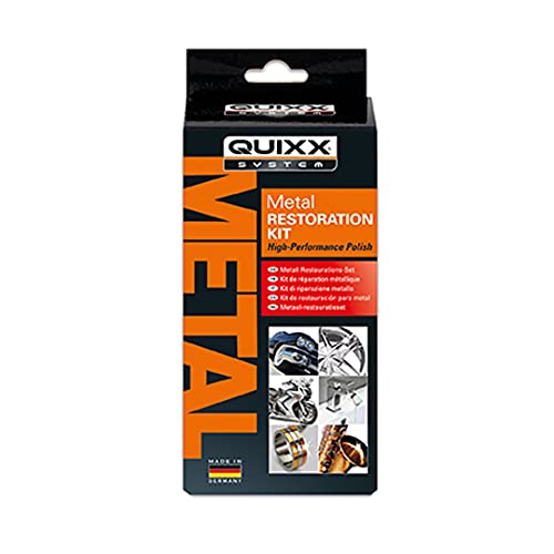 QUIXX 10206 Metal Restoration Kit, Is the Ultimate Product to Restore Dirty, Tarnished, or Rusted Metal Surfaces for Your Automobile, Motorcycle, or Boat - style: Metal restoration