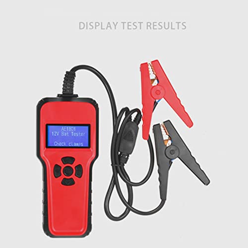 Digital Car Battery Tester | 12V Automotive Alternator & Cranking System Analyzer | Load Test for Truck/Marine/Boat Batteries | Multi - Standard CCA Rating