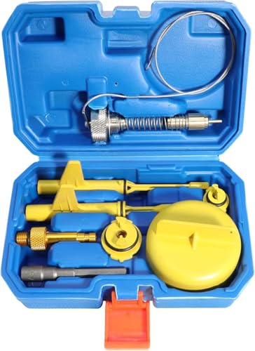 DPTOOL Metal Transmission Oil Filling Tool Compatible with Mercedes Benz 725.0 8-Speed 9-Speed Oil Change Transmission Filler Tool Adapter with Oil Level Check Tool 725 589 02 90 00, 725 589 00 90 00 - size: 8 and 9 Speed with Oil Level Check Tool