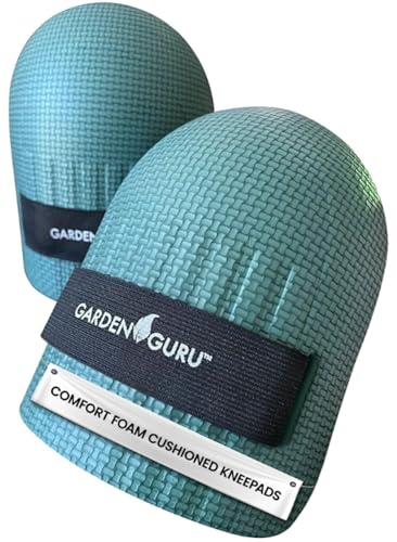 GARDEN GURU Home & Gardening Knee Pads – Waterproof EVA Foam Cushion, Soft Inner Liner, Comfortable Fit with Adjustable Straps - size: 1 Pack, style: Comfort Foam