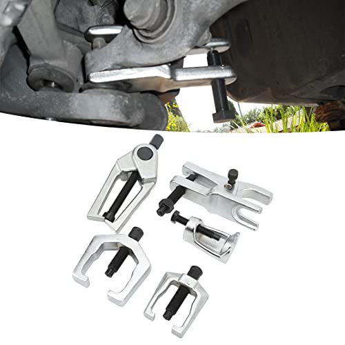 5 Pcs Ball Joint Separator, Alloy Steel Tie Rod End Remover, Pitman Arm Puller, Tie Rod End Tool Set for Trucks