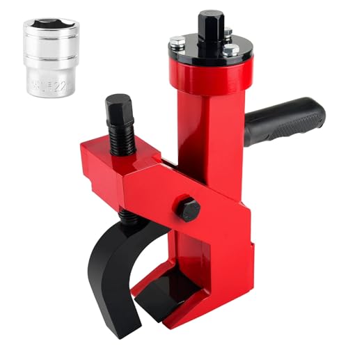 Manual Tire Bead Breaker fit for 14" - 22.5" Rim Tires Adjustable Hammer Tires Changer Tire Removal Tools for ATV SUV Truck Tractors Car and More (Red) - style: red Bead Breaker