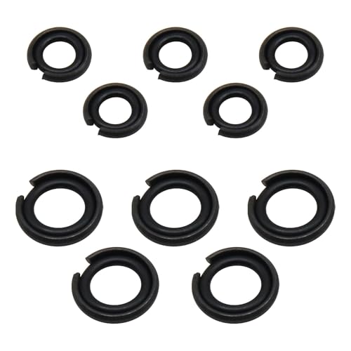 1/2 inch & 3/8 inch Impact Wrench Retaining Rings with O-ring for Electric & Pneumatic Wrench (10/Pack) - size: (10 Sets) 1/2"&3/8" Retainer Rings with O-Ring