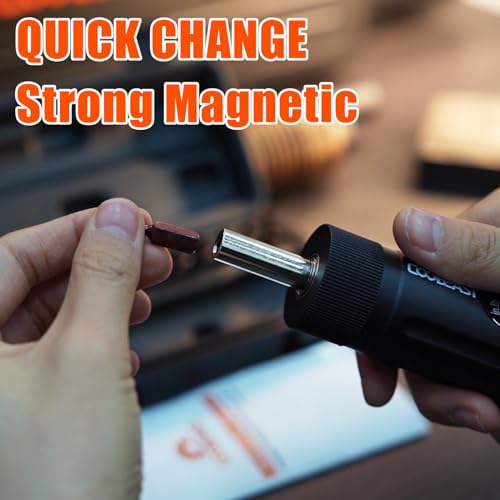 coobeast 13Pcs Preset 1/4” Drive Torque Screwdriver with S2 Bits | Torque Wrench Screwdriver Set for Maintenance, Tools, Bike Repairing and Mounting, Inch Pound Torque Range 10-70 In-lb - size: 13 PCS