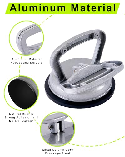 3 Pack Metal Dent Puller,Car Dent Puller,car dent Repair kit,Suction Cup Dent Puller,Aluminum Dent Remover Tool for Car Dents, Glass, Screen,Tiles & Objects Moving - color: A/3PCS Metal Suction Cup