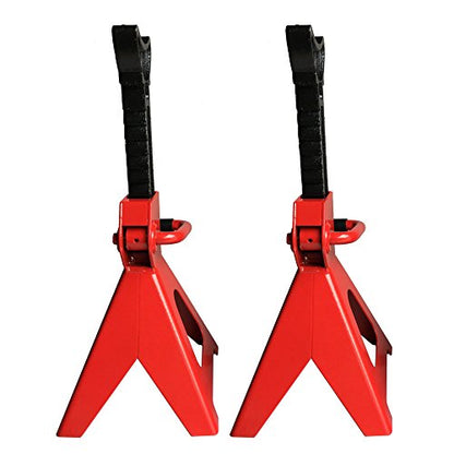 3 Ton 6,600 Lbs Jack Stands High Lift Set Capacity Steel Car Auto Shop Axle | Hoist Lift Portable for SUV Truck RV 1 Pair