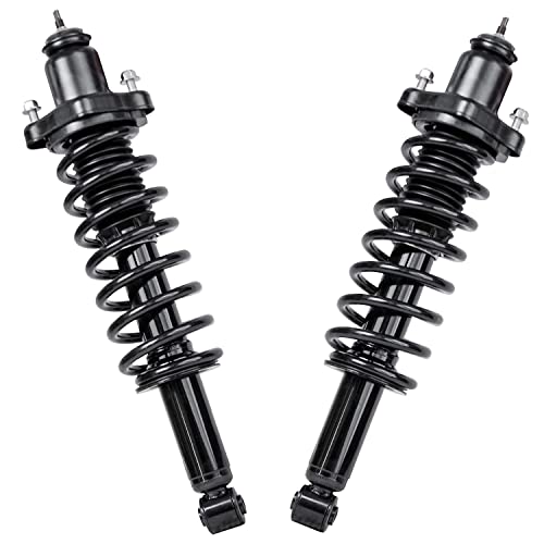 Detroit Axle - 4pc Front and Rear Struts Kit for Jeep 12-16 Compass Patriot | 4 Front and Rear Struts & Coil Spring Suspension Quick Install Ready Struts Shocks Assembly 2013 2014 2015 Replacement - size: 4Q47439/ 4 Struts