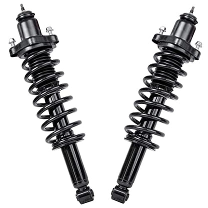 Detroit Axle - 4pc Front and Rear Struts Kit for Jeep 12-16 Compass Patriot | 4 Front and Rear Struts & Coil Spring Suspension Quick Install Ready Struts Shocks Assembly 2013 2014 2015 Replacement - size: 4Q47439/ 4 Struts