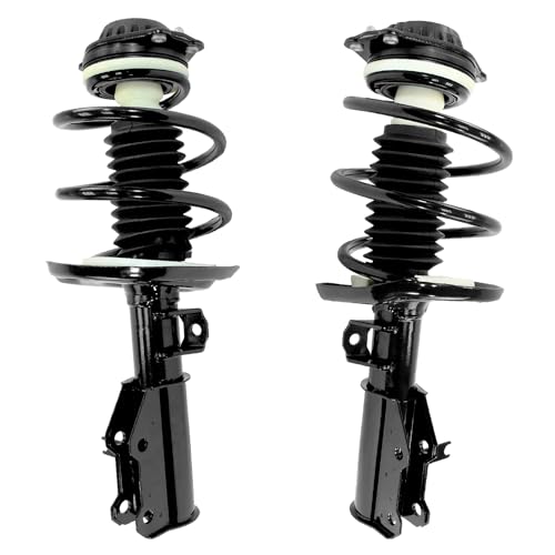 Detroit Axle - Front Struts for 2016 2017 2018 2019 2020 Chevrolet Malibu, Complete Struts with Coil Spring Ready Install Quick Strut Shock Assembly Replacement - size: 13511_13512/Pair