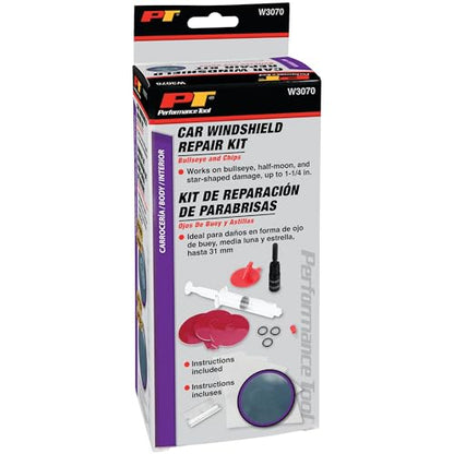Performance Tool W3070 Car Windshield Repair Kit - style: Car Windshield Repair Kit