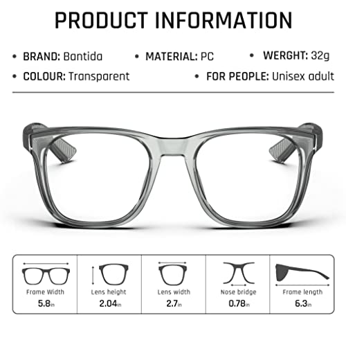 Safety Glasses Anti-Fog Goggles Protective Eyewear Anti Blue Light Protection Glasses For Women And Men - color: Grey