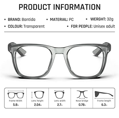 Safety Glasses Anti-Fog Goggles Protective Eyewear Anti Blue Light Protection Glasses For Women And Men - color: Grey