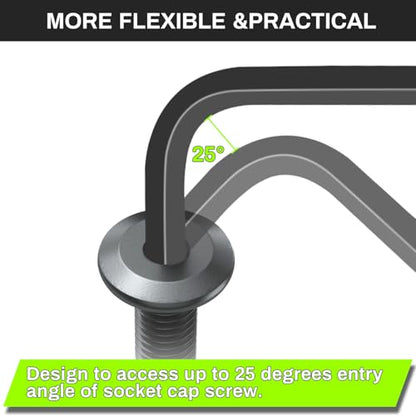 4Pcs 2mm Ball End Hex Key Wrench, Extra Long Allen Wrench, CR-V Steel with Black Oxide Finish, L-Shaped Repairing Tool for Furniture, Bike, and Equipment Maintenance - size: 2mm, style: Extra Long 4pcs