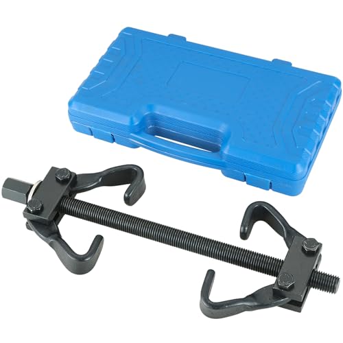 Coil Spring Compressor Tool Kit | Vehicle Strut & Coil Spring Installer/Remover Fit Most Struts & Coil Springs for Auto Repair with Tempered Chrome Steel Jaws