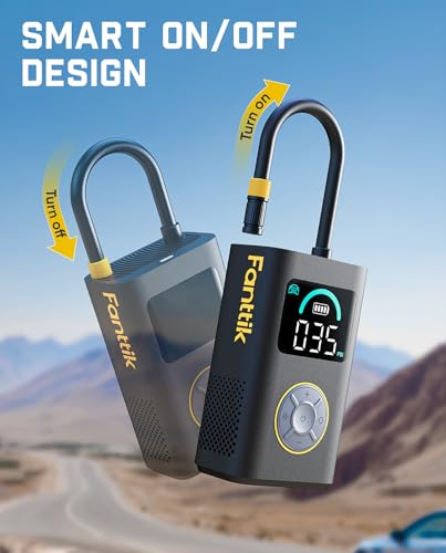 Fanttik X10 Pro 35s Fast Tire Inflator, 150PSI Cordless Air Pump, Auto-Off