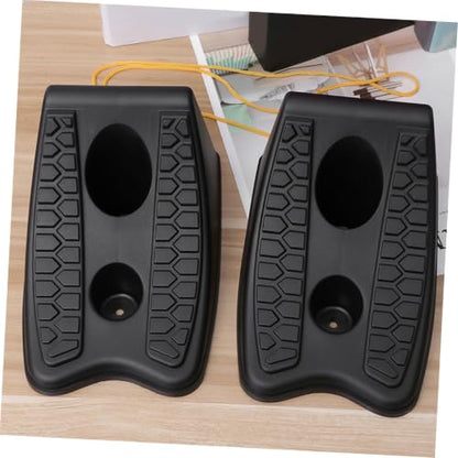 4pcs Tire Support Pad Set Heavy Duty Wheel Chocks for Cars Trucks RVs Anti-Slip Design for Safety and Stability