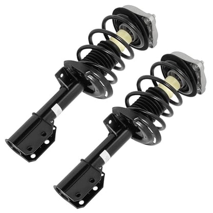 Detroit Axle - 2 Front Struts for 2010 2011 2012 2013 2014 2015 Mercedes-Benz GLK350 GLK250 [X204 Chassis], Quick Complete Struts with Coil Spring Assembly Replacement Suspension Shock - size: 11370x2/Pair