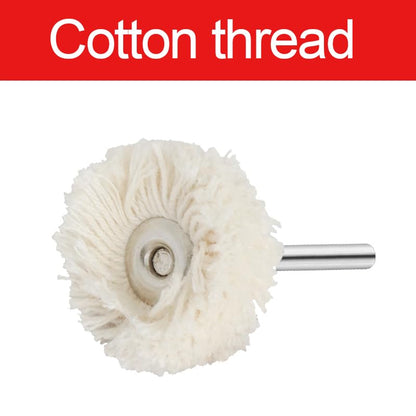 30pcs Cotton Polishing Buffing Wheel for Rotary Tool Polising Kit - Polishing Wheel or Silver Polish Wheel - Watch Polishing Kit - Jewelry Polishing Kit (Thread) - style: Thread
