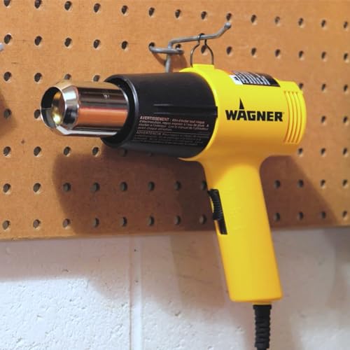 Wagner Spraytech 0503008 HT1000 Heat Gun, 2 Temp Settings 750ᵒF & 1000ᵒF, Great for Soften Paint, Caulking, Adhesive, Putty Removal, Shrink Wrap, Bend Plastic Pipes, Loosen Rusted Nuts Bolts, Yellow - size: HT1000