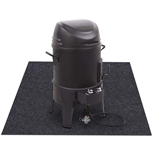 Turkey Fryer Mat,for Floor Surface/Absorbent mat Lightweight Washable Floor Mat to Protect Decks and Patios from Grease Splatter,Against Damage and Oil Stains or Grease Spills，Back Non-Slip (36”×30“) - size: 36”×30“