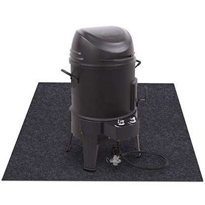 Turkey Fryer Mat,For floor surface/Absorbent mat Lightweight Washable Floor Mat to Protect Decks and Patios from Grease Splatter,Against Damage and Oil Stains or Grease Spills，back Non-slip (36”×40“) - size: 36”×40“