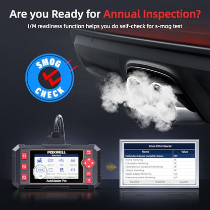 FOXWELL Car Scanner NT604 Elite OBD2 Scanner ABS SRS Transmission | Check Engine Code Reader for Cars and Trucks, Diagnostic Scan Tool with SRS Airbag, Automotive Diagnostic Tool with Live Data