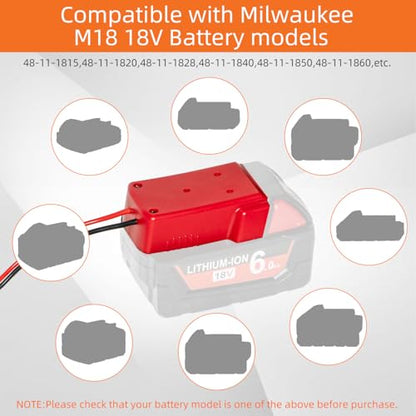 100W Electric Oil Change Extractor Pump, 1-4L/min Oil Transfer Pump for Engine/Transmission/Gear Oil Change, Compatible with Milwaukee M18 Battery(Oil Pump-A+Red Adapter) - color: Oil Pump-A+Red Adapter