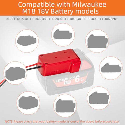 100W Electric Oil Change Extractor Pump, 1-4L/min Oil Transfer Pump for Engine/Transmission/Gear Oil Change, Compatible with Milwaukee M18 Battery(Oil Pump-A+Red Adapter) - color: Oil Pump-A+Red Adapter