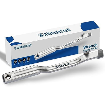 Wrench Extender tool, Wrench Extension with 1/2" Square Hole, can be extended twice, Extension Wrench,Increase Torque in Tight Spaces, Torque Amplifier Tool - style: Wrench Extender Tool Bar