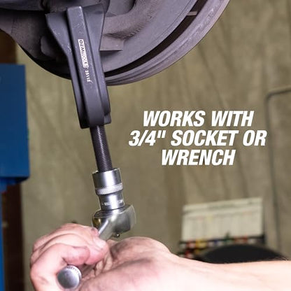 OEMTOOLS 25112 Ball Joint Separator, Adjustable Ball Joint Separator Tool, 2-3/8" Max Opening Range, Ball Joint Removal Tool for Trucks, Cars, and SUVs, Works with 3/4" Socket or Wrench