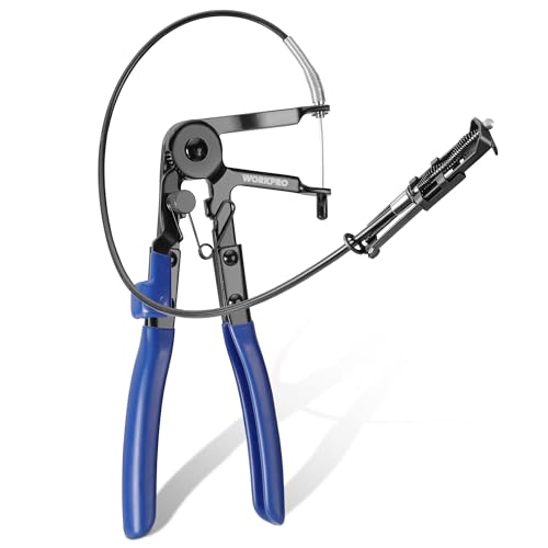 WORKPRO Flexible Hose Clamp Pliers | 27” Hose Clamp Tool Spring Clamp Pliers Automotive Clamp Removal Tool for Car Coolant Hose and Water Pipe